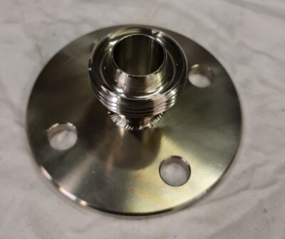 Milchfittinge - RJT Fittings - 1'' RJT auf 1'' Tisch E Flansch poliert s/s 316 