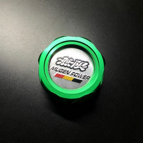 1Pcs Green Mugen Power Oil Filler Cap Car Fuel Tank Cover For Fit Civic Accord - Picture 2 of 12