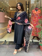 Embroidered, Floral Print Kurta, Trouser/Pant  Dupatta Set