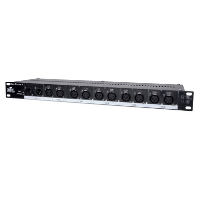 Chauvet DJ Data Stream 4 Universal 3/5 Pin DMX Optical Splitter New!