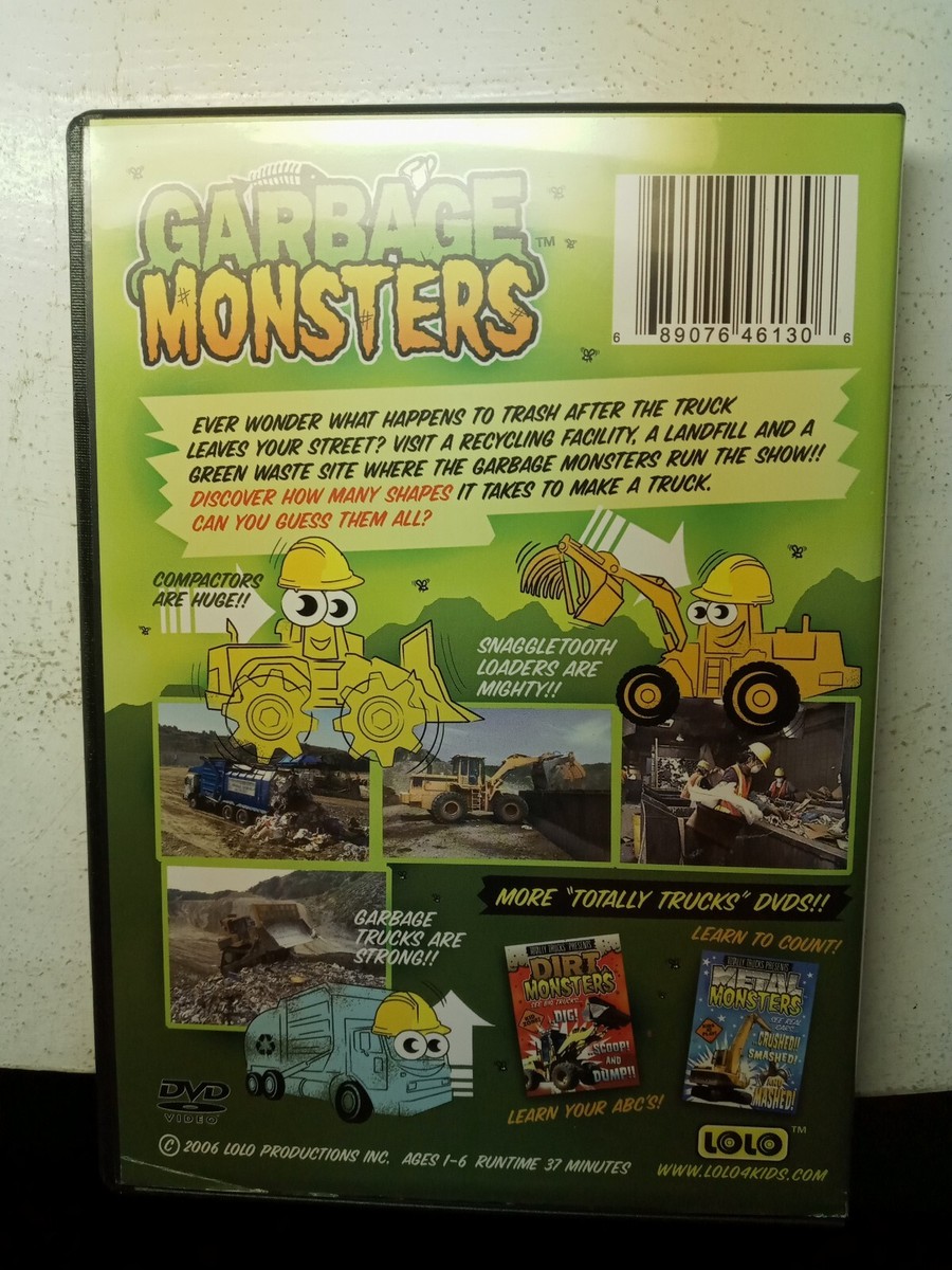 Totally Trucks: Garbage Monsters (DVD) Pre - Owned 689076461306| eBay