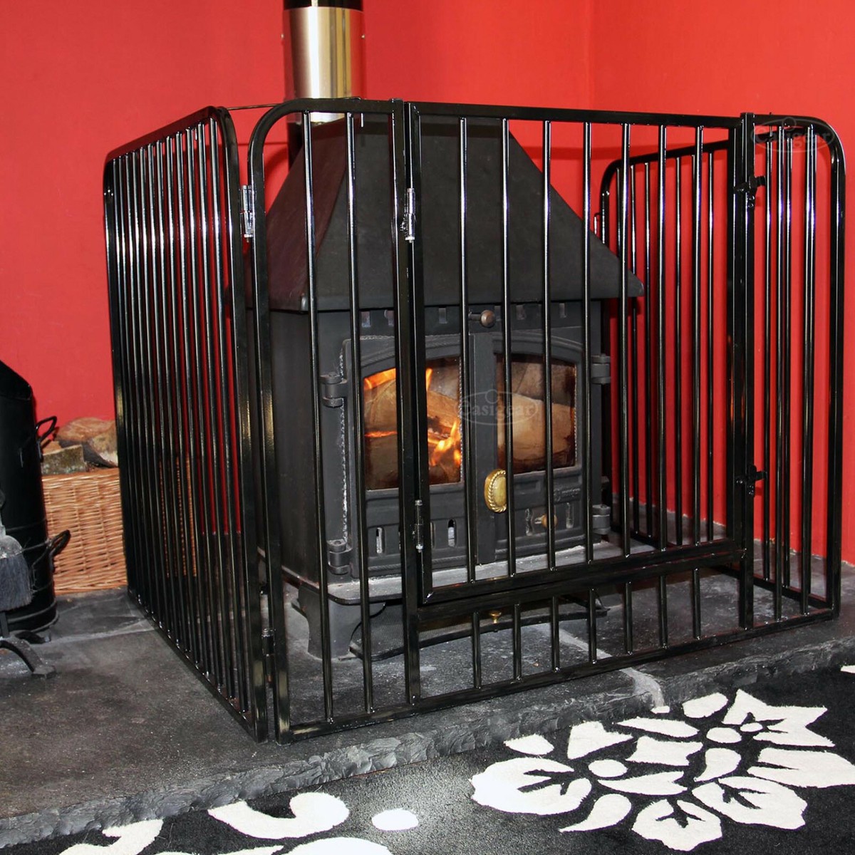 Nursery Fire Guard Safety Child Kid Fireplace Stove Wood Burner Pet Screen  Black 5060477747025 | eBay