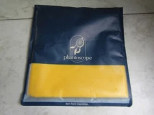 NIB Phantoscope Bright Yellow White Piping Decorative Throw Pillow Cover 