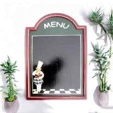 Chalk Board Memo Chef Menu Kitchen Bistro Restaurant Retro Design  60 cm x 30 cm