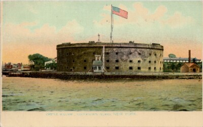 New York City NY, Castle Williams, Governor's Island Vintage Postcard Wpc7