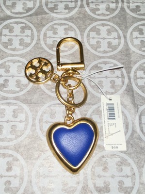 tory burch heart keychain