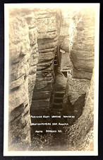 1930s Paradise Alley Counterfeiters Den Panama Rocks NY Vintage RPPC Postcard