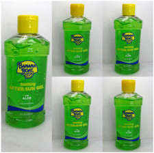 BANANA BOAT SOOTHING AFTER SUN GEL WITH ALOE 8 OZ NWOB LOT OF 5 SEE DETAILS 