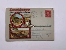 Accordion Postcard Grand Canyon Ntl Park Arizona AZ 1927  