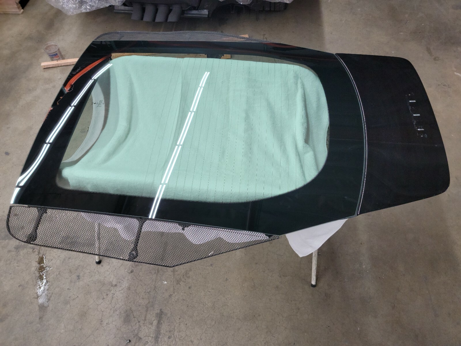 FERRARI 458 ITALIA REAR ENGINE GLASS HOOD BONNET DECK LID OEM 83825211