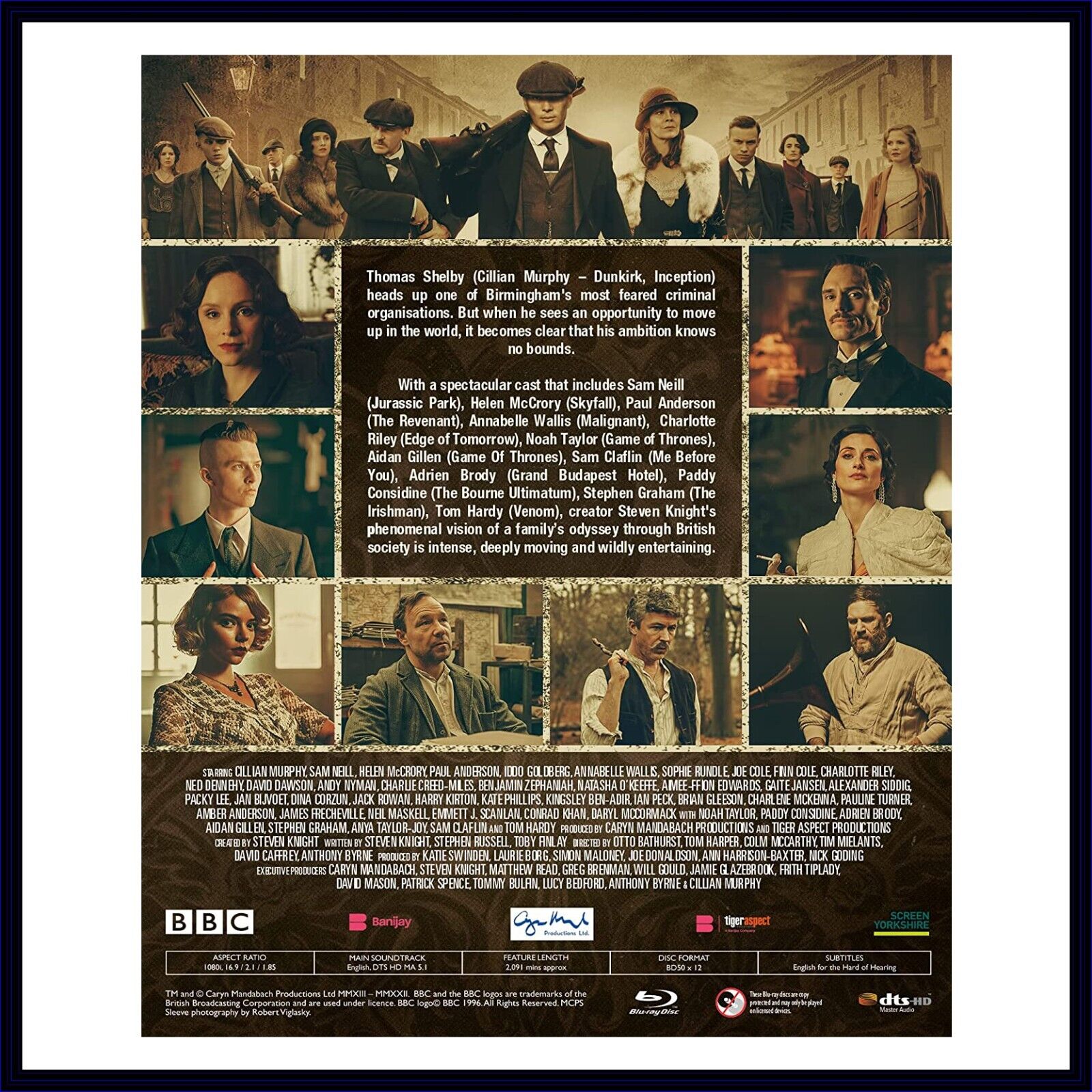 Peaky Blinders: Series 1-6 - All-Region/1080p Boxset