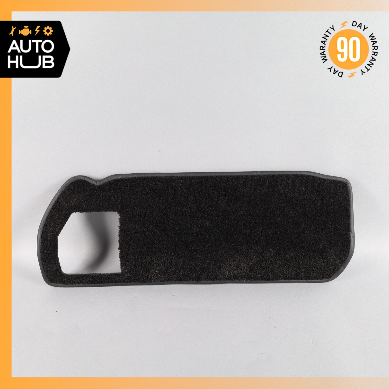 12-16 Aston Martin DB9 GT Virage Rear Left Side Floor Carpet Panel Black OEM 7k