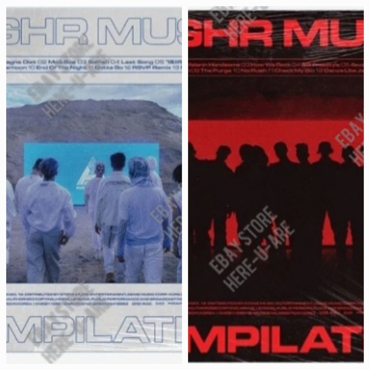 H1ghr Music Compilation Vinyl LP Red Tape ver. Blue Tape ver. SET