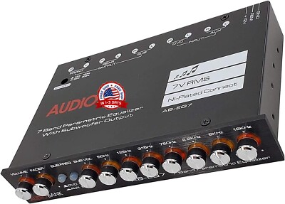Ecualizador Parametrico Audio para Automovil de 7 Bandas con