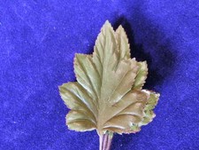 Vintage Millinery Flower Leaf Green 3" Japan 12 stems in Bunch Y290