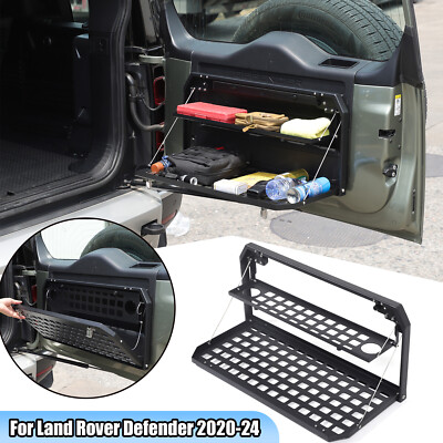 Alloy Rear Tailgate Shelf Rack Foldable Table Für Land Rover Defender 2020-2024