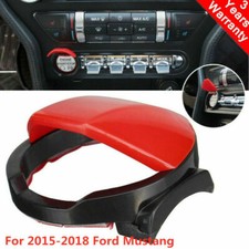 Engine Start/Stop Button Switch Bezel Trim Fit Ford Mustang 2015 2016 2017+ Red
