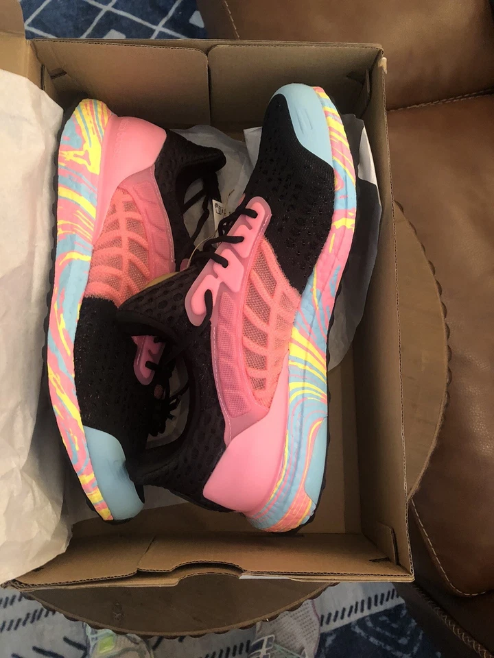 Adidas Ultraboost CC ADN Multicolor Rosa Negro Azul Nuevo Con Caja 12.5 Foto 4 de 4