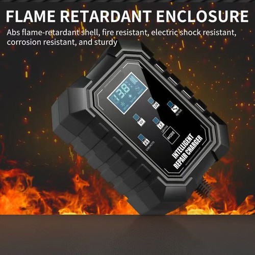 Motorcycle Smart Battery Charger Automatic For Lithium LiFePO4 Lead-Acid AGM GEL - Bild 7 von 11