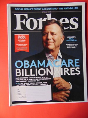 FORBES Magazine May 2012 NEAL PATTERSON