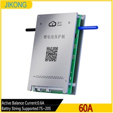 JIKONG Smart BMS 7-20S 0.6A Balance 60A Charging LiFePO4 LTO Li-ion w/BT RS485