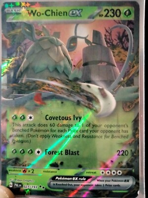 Wo-Chien ex Scarlet & Violet - Paldea Evolved 027/193 Holo Pokemon TCG (LP)