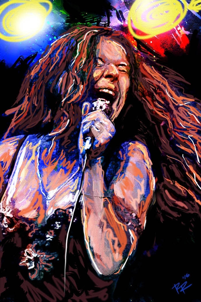 Janis Joplin Art Print, Jazz Canvas Painting, Rock Singer | eBay Janis Joplin Art Print, Jazz Canvas Painting, Rock Singer | eBay