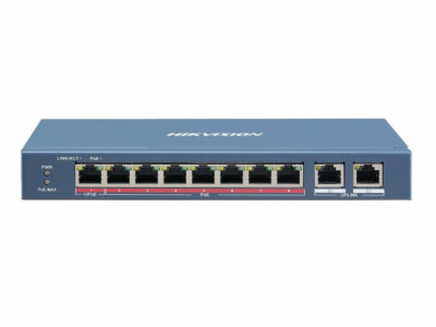 Hikvision DS-3E0310HP-E 10 Port 10/100Mbps PoE Switch mit 2 Port Uplink