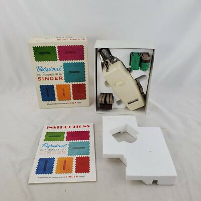 Singer Professional Buttonholer Slant Needle Zig-Zag Sewing Machine 102880