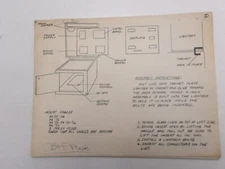 Gottlieb: 1979 Hand Drawing 7 instructions for system 1