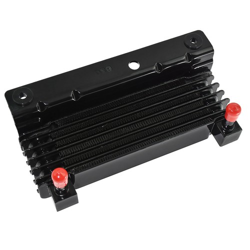 Black Oil Cooler + Outer Cover Case Fit For Harley Touring Road Glide 2009-2016 - Picture 5 of 12