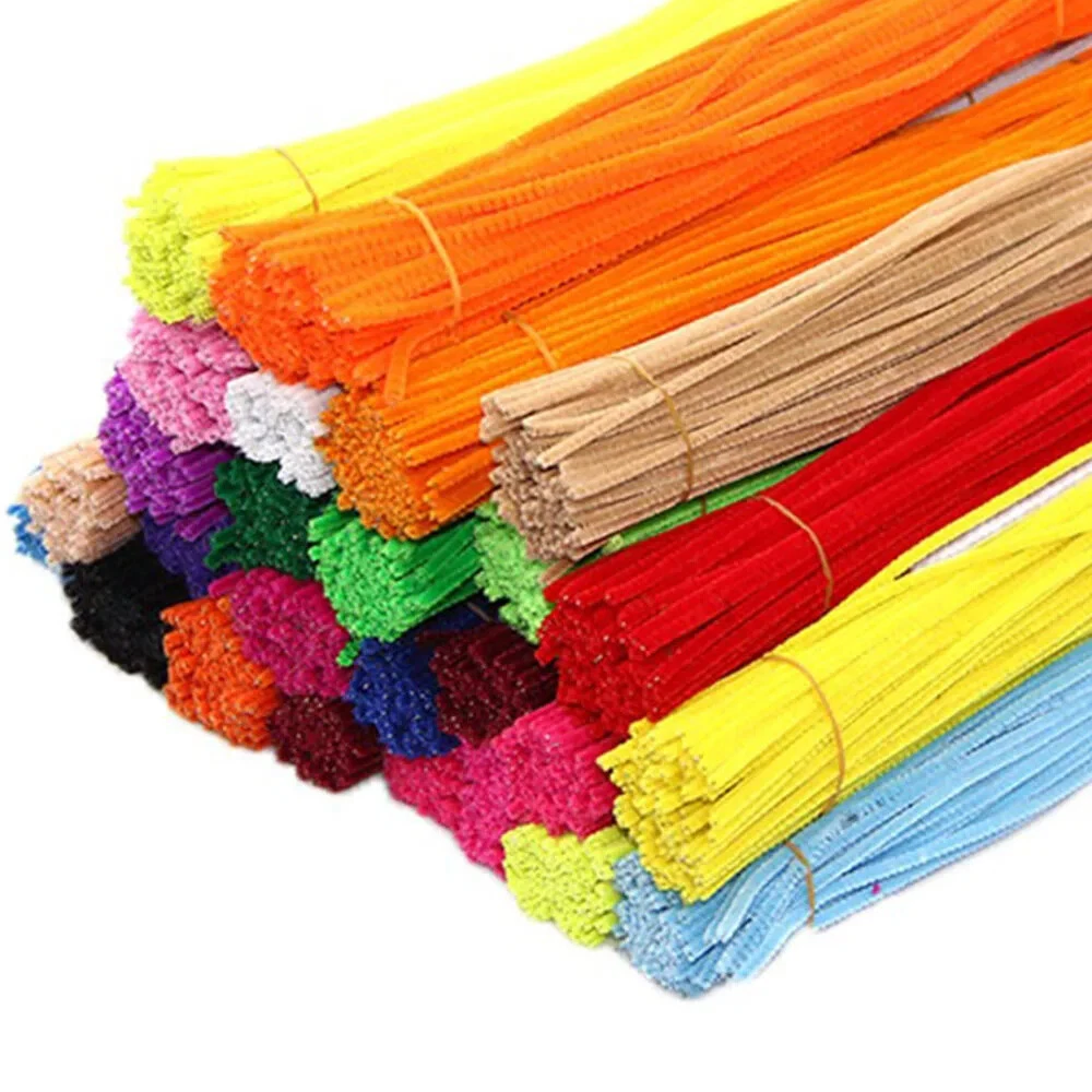 100 Scovolini In Ciniglia Grigi: Il Kit Creativo Fai Da Te Per Bambini E Hobby