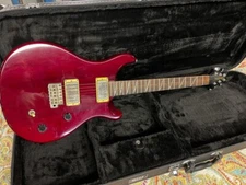 PRS Santana SE Vintage Cherry Electric Guitar w Upgrades + Case