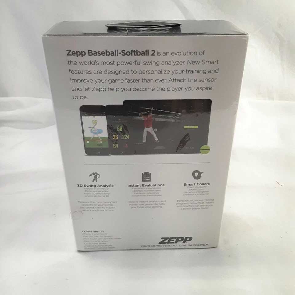 Zepp Baseball-Softball 2 3D Swing Analyzer Phone Motion Sensor Wireless New - Image 3 of 4