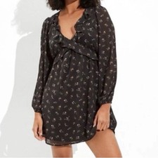 NWOT ADORABLE AMERICAN EAGLE CHIFFON FLORAL MINI DRESS SIZE SMALL
