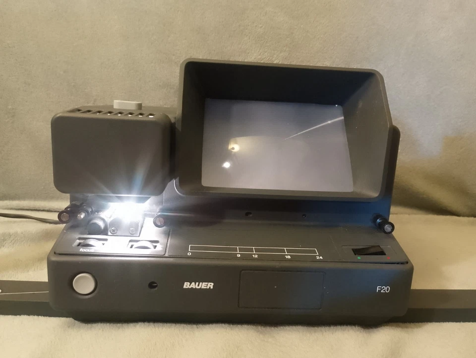 Bauer F20 7695320220 Betrachter Super 8 Film-Bildbetrachter - Image 2 of 4