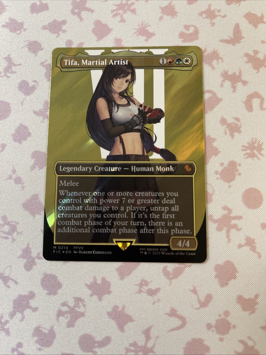 Tifa, Martial Artist (Borderless) (Surge Foil) Commander