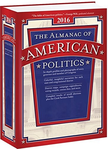 Almanac Of American Politics: 2016 - paperback Columbia Books Inc