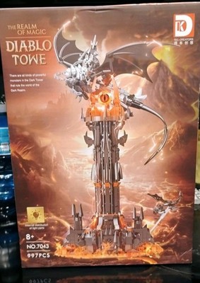 Tec Creators  Diablo Towe Building Block Sets Realm Of Magic Model Bricks