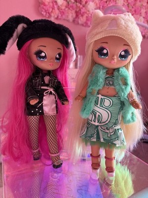 Na! Na! Na! Surprise Teens 11'' Fashion Doll Lot: Alex Heart & Carmen Linda Duo