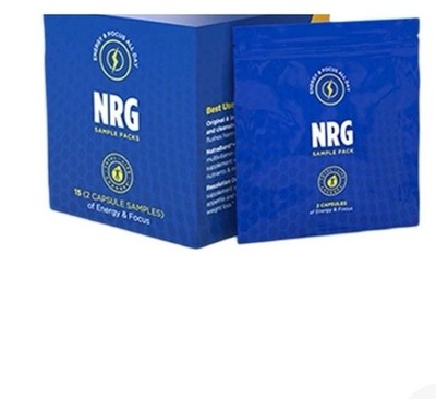 6 NRG Capsules Energy Pills gift for us 