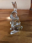 Vintage Waterford Crystal Rabbit Bunny Glass Figurine
