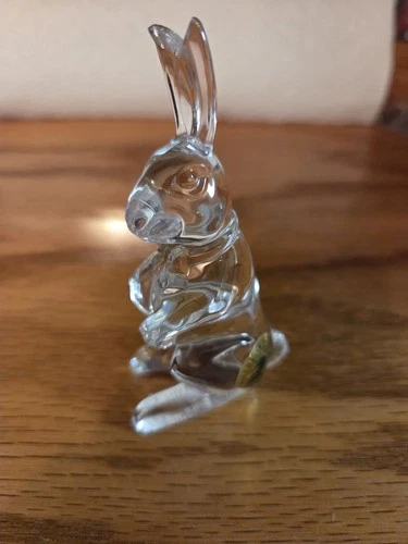 Vintage Waterford Crystal Rabbit Bunny Glass Figurine