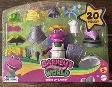 Barney s World Dress Up Barney 20 Pc Set Fisher Price Brand New In Box.