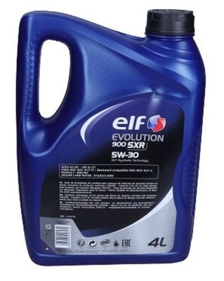 For ELF 2216271 ELF OIL 5W30 4L EVOLUTION 900 SXR SL/CF / A5/B5 / WSS-M2C913-D