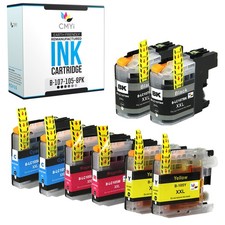 8PK Compatible CMYi LC107 LC105 Ink Cartridges Combo fits Brother MFC-J4610DW