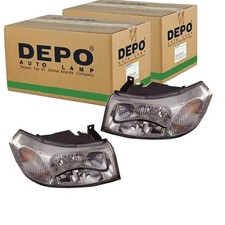 2x DEPO H4 SCHEINWERFER SATZ passend für FORD TRANSIT LINKS+RECHTS