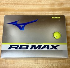 12 Mizuno RB Max Yellow Golf Balls Max Speed Performance NEW SEALED