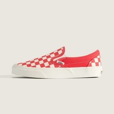 Vans Classic Slip-On Suede/Canvas Tomato Classic Slip-On Sneakers