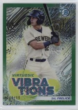 2022 Bowman Virtuosic Vibrations Green Refractor 79/99 Sal Frelick #VV-14 0nr3